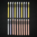 Plastic Toothbrush With Plastic Round Box (20 pcs Set) - Image 4
