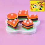 Geometric Stacking Sorter Puzzle Toy