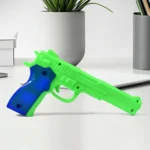 Medium Size Plastic 1 Gun with 5 Soft Suction Dart Bullets (1 Set) - Image 2