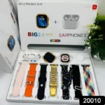 10 in 1 Set Ultra 2 Smart Bluetooth Smart watch + Earphones with Seven Straps - Image 5