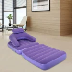 2-in-1 Air Mattress & Lounger Portable Inflatable Sofa with Hand Pump - Image 8