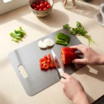 Large Stainless Steel Chopping Cutting Board (1 Pc) - Image 6