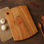 Supermom Premium Teak Wood Chopping Board for Kitchen (1 Pc) - Image 4