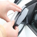 1 Pair Mirror Rain Protector Car Rearview Mirror Rain Blades Car Back Mirror Eyebrow Rain Cover Car Rearview Mirror Eyebrow Covers Flexible Protection Rainproof Decoration Accessories (2 Pcs set) - Image 5