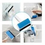 2-in-1 Glass Wiper & Brush – Double-Sided Cleaner for Mirrors, Tiles & Windows - Image 3