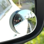 Blind Spot Round Wide Angle Adjustable Convex Rear View Mirror - Pack of 2 - Image 7
