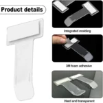 Windscreen cardholder, Fastag Stand, Transparent Ticket Holder Car (2 Pc Set) - Image 6