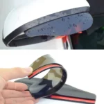 1 Pair Mirror Rain Protector Car Rearview Mirror Rain Blades Car Back Mirror Eyebrow Rain Cover Car Rearview Mirror Eyebrow Covers Flexible Protection Rainproof Decoration Accessories (2 Pcs set) - Image 7
