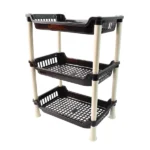 Apex Small Multiuse Plastic Storage Rack Organizer 3-Tier - Image 4