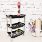 Apex Small Multiuse Plastic Storage Rack Organizer 3-Tier - Image 5