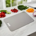 Large Stainless Steel Chopping Cutting Board (1 Pc) - Image 3
