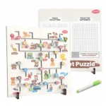 Alphabet Puzzle for Kids | Tracing & Learning Board with Animal Illustrations - Image 5