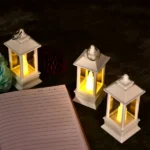 Classic Style Lantern With Artificial Rustic Battery-Operated Flameless Candle Light For Home Decoration (Pack of 24) - Image 6