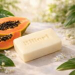 Papaya Glow Hydrating Soap, Papain Enzyme & Papaya Extract (100 g) - Image 2