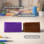 Kids Soft Modelling Clay Multi-Color DIY Art & Craft Kit for Creative Learning - Image 2