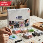 NARA Polymer Clay Multi Color DIY Craft Modeling Clay Kit for Art & Jewelry Making (40pc, 18 Colour) - Image 8