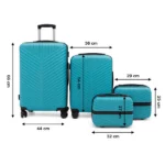 4-in-1 Luggage Set – Durable and Stylish Hard Shell Suitcase Set - Image 4