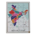 Wooden India Map Puzzle - (1 Set) - Image 4