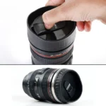 Plastic Camera Lens Stainless Steel Coffee Mug - Image 2