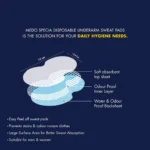 Underarms Sweat Pads Disposable Highly Absorbent Pads Cotton (Pack of 10) - Image 5