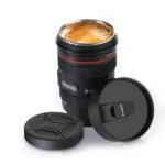 Plastic Camera Lens Stainless Steel Coffee Mug - Image 3