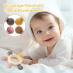 6 Multi color Finger Baby hand Teether - Image 3