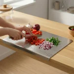 Stainless Steel Chopping Board 35.5x29 Cm, 1mm Thickness 1 Pc - Image 3
