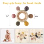 6 Multi color Finger Baby hand Teether - Image 7