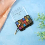 Premium 18-Color Shimmer Eyeshadow Palette (12 GM / 1 Pc) - Image 2