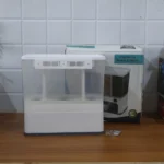 Easy Flow Cereal Dispenser for Kitchen 3 in 1 Push Button Wall Mount Container - Image 5