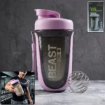 Premium Leak Proof Gym Shaker Bottle, fit fusion, 500 ML Approx