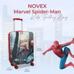 Novex Marvel Spiderman Kids Polycarbonate Trolley Bag for Boys Travel Luggage with 4 Spinner Wheel (18 Inch) - Image 7