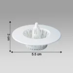 5 Pcs Multipurpose Sink Drain Hair Catcher & Strainer Filter (30~45 mm) - Image 3
