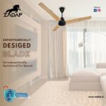 Zadap STROM 900mm High Speed BLDC Ceiling Fan with Remote(Light Wooden) - Image 5