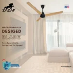 Zadap STROM 1200mm High Speed BLDC Ceiling Fan with Remote(Light Wooden) - Image 8