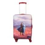 NOVEX Disney Frozen Red Travelling Kids Trolley Bags for Girls Luggage 4 Wheels ( Blue /22 Inch) - Image 6