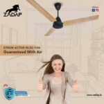 Zadap STROM 900mm High Speed BLDC Ceiling Fan with Remote(Light Wooden) - Image 2