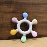 6 Multi color Finger Baby hand Teether - Image 8