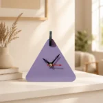 Modern Triangle Table Clock | Geometric Decorative Table Clock for Home, Office & Study Desk - Image 5