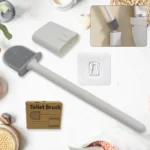 Portable Silicone Toilet Brush – Wall-Mounted, Anti-Drip Cleaner with Non-Slip Handle - Image 7
