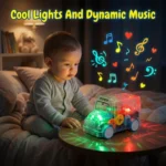 Kids Transparent Musical Light-Up School Bus Toy (1 Pc) - Image 4