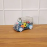 Kids Transparent Musical Light-Up School Bus Toy (1 Pc) - Image 5