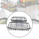Metal Shower Basket / Canddy, for Bathroom Organiser (5 Pc Combo) - Image 7