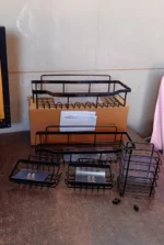 Metal Shower Basket / Canddy, for Bathroom Organiser (5 Pc Combo) - Image 8