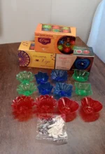 Magical Reflection Diya Set with 6 Attractive Design Cup Set Of 12 Pieces, Diwali - Image 5