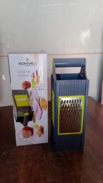 Steel and Plastic 4 in 1 Vegetable & Fruit Slicer Grater / Slicer (1 Pc) - Image 4