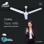 Zadap 1200mm 52W High Speed Ceiling Fan(White) - Image 3
