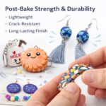 NARA Polymer Clay Multi Color DIY Craft Modeling Clay Kit for Art & Jewelry Making (40pc, 18 Colour) - Image 4