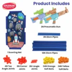 Aditi Space Explorer Pack Of 2 Pneumatic Gun Toy Stand Include 24 Soft Foam Ball - Image 3