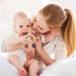 6 Multi color Finger Baby hand Teether
